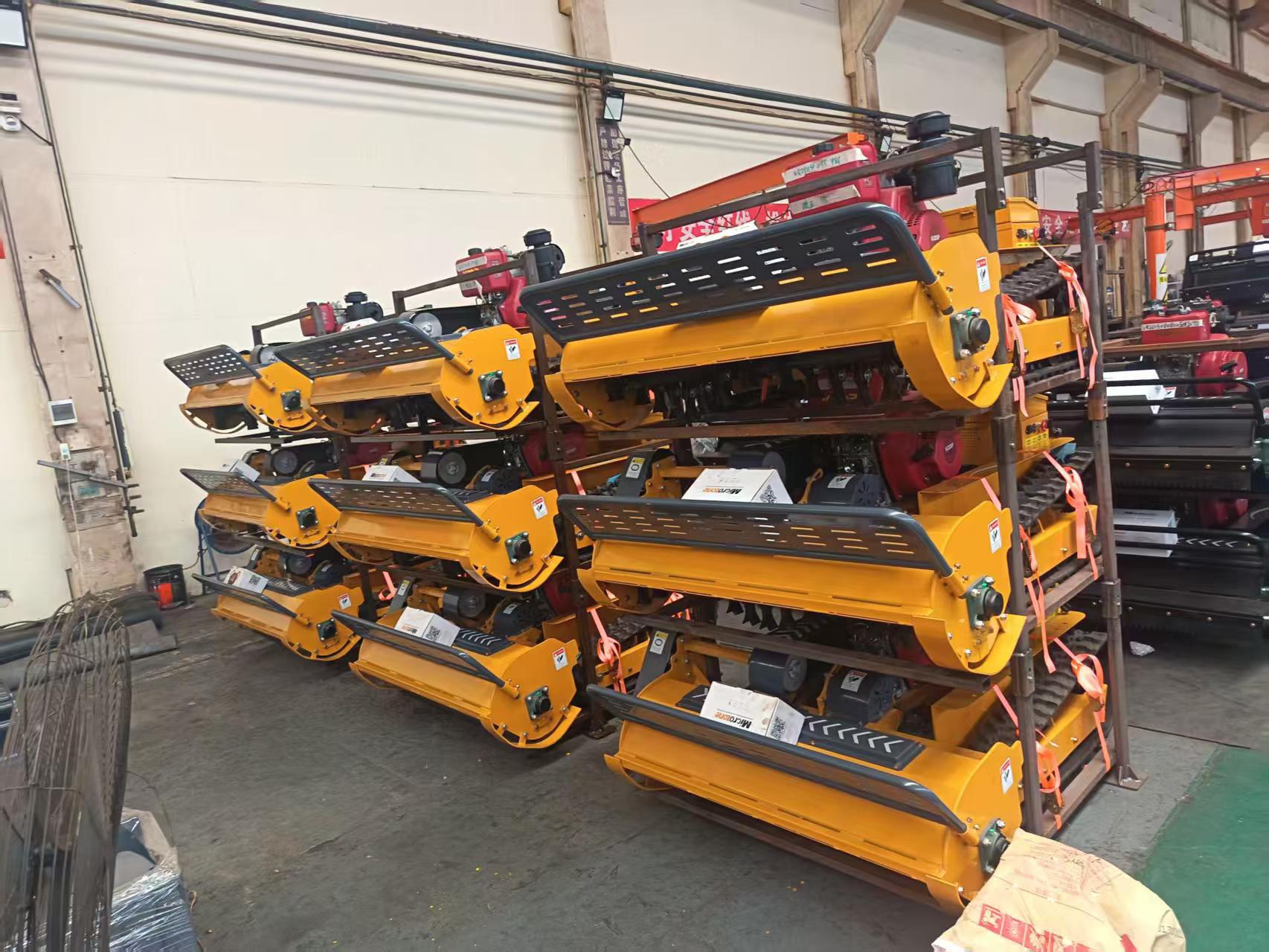 Remote-control mower preparation 3