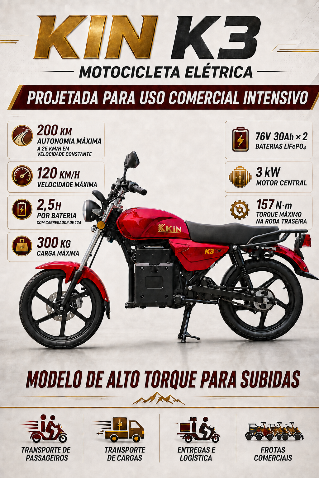 KIN K3 Moto eléctrica
