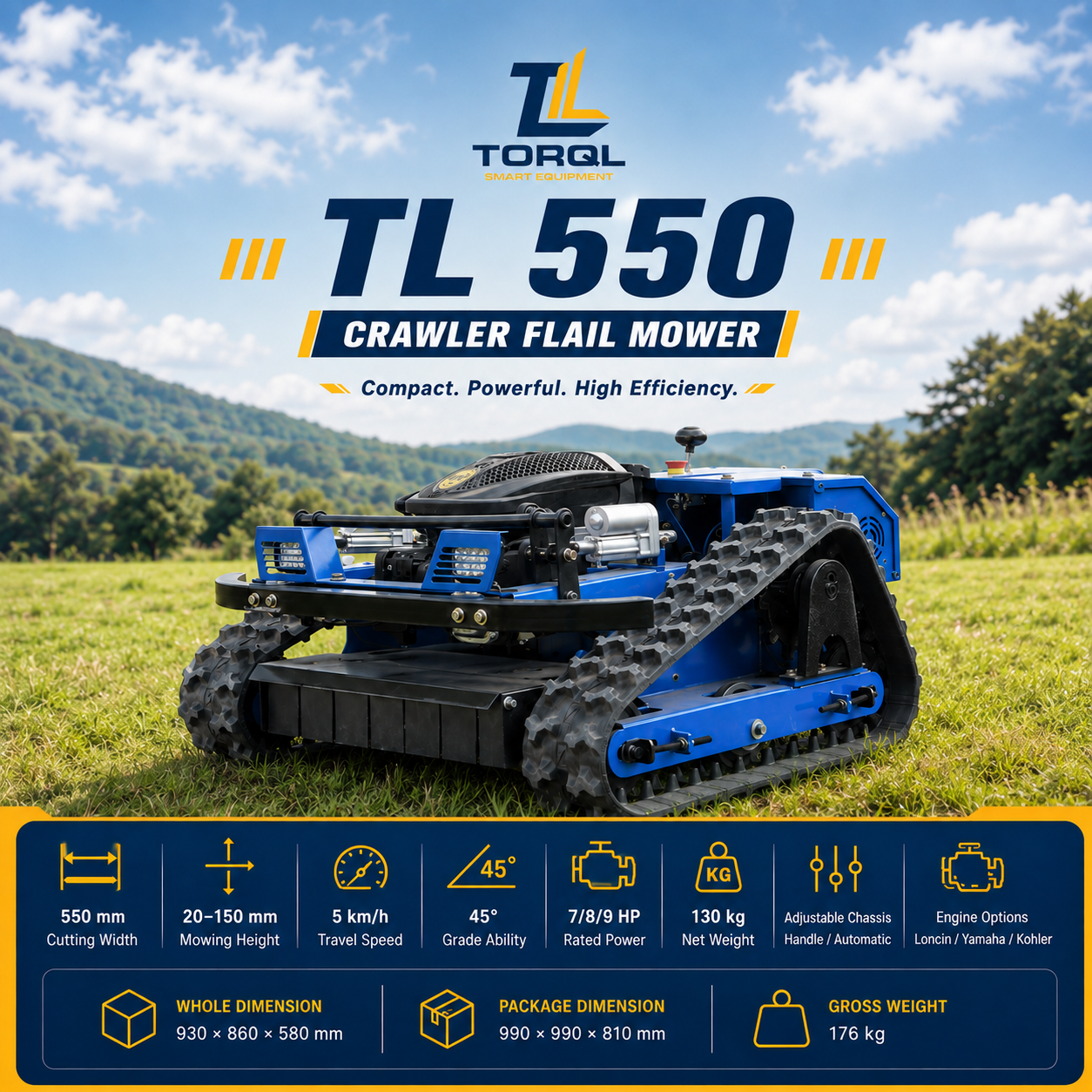 TL550 Remote Control Mower
